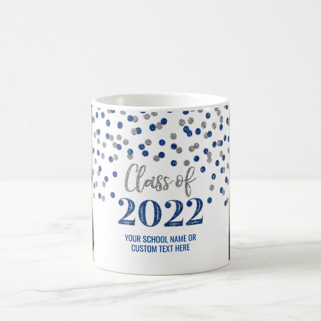 Taza De Café Clase de plata azul de 2022 (Centro)
