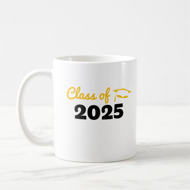 Taza De Café Clase del año de graduación 2025 (Izquierda)