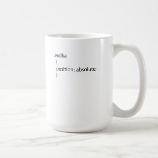 Taza De Café Clase del css de la vodka