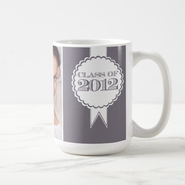 Taza De Café Clase gris de 2012 Fotografía graduada Mug (Derecha)