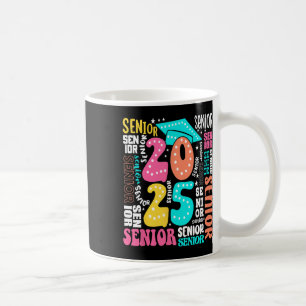 Taza De Café Clase Groovy De 2025 Senior 2025 Graduación De Vue