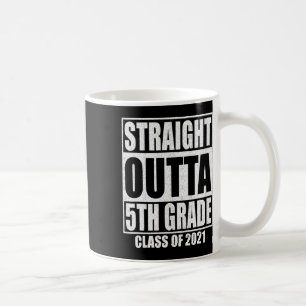 Taza De Café Clase O de Graduación Escolar de 5º Grado