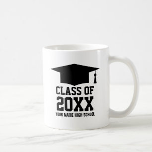 Taza De Café Clase personalizado de la fiesta de graduación del