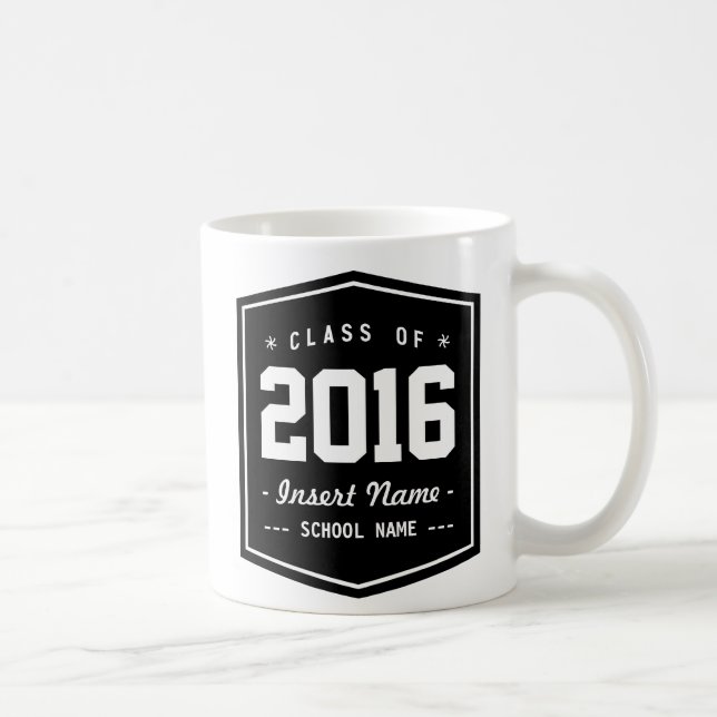 Taza De Café Clase retra elegante (Derecha)