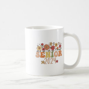 Taza De Café Clase Retro Groovy Superior De 2024 Graduación De 