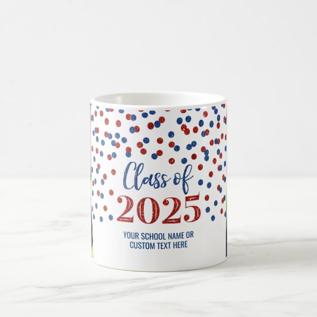 Taza De Café Clase roja azul de café Mug 2025 (Centro)