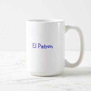 Taza de café clásica con el "patrón del EL "