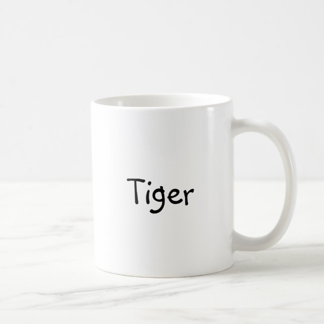 Taza de café clásica con el "tigre " (Derecha)