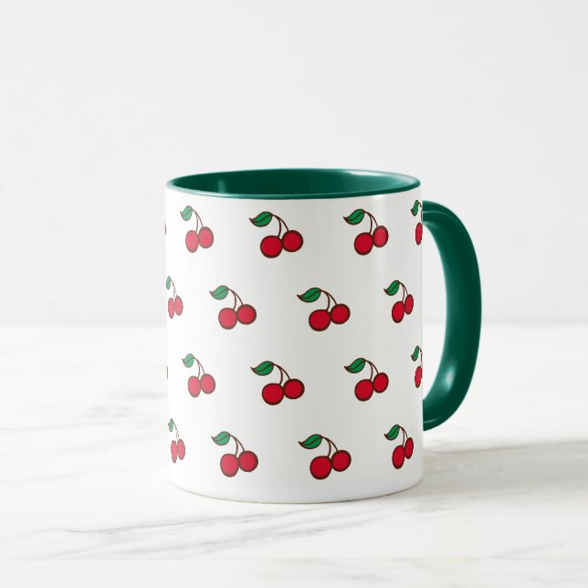 Taza de café Clásica de Cereza (Anverso derecho)