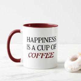 Taza De Café Clásica De Dos Tonos