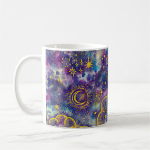 Taza de café clásica de la "luna y de las