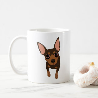 Taza de café clásica del amante mínimo del Pin