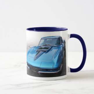 Taza de café clásica del coche del músculo del