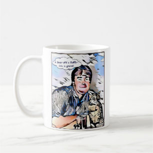 Taza de café clásica del dibujo animado -11oz de