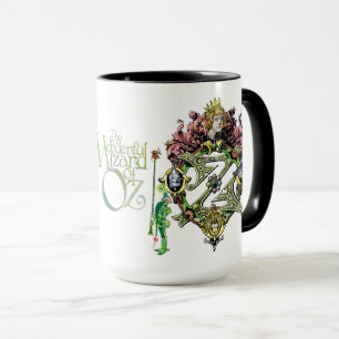 TAZA DE CAFÉ CLÁSICA DEL MAGO DE OZ con ESCUDO REA
