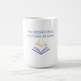Taza de café clásica para lector profesional a la