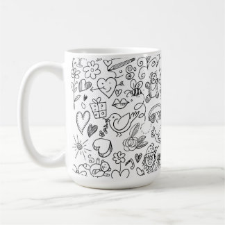 Taza De Café ¡Clásica vida de inodoros en blanco y negro!