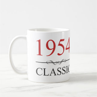 Taza De Café Clásico 1954 70º cumpleaños
