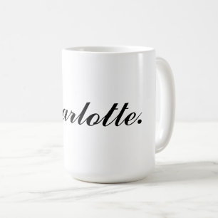 Taza De Café Clásico Café Mug Con Su Nombre Personalizado