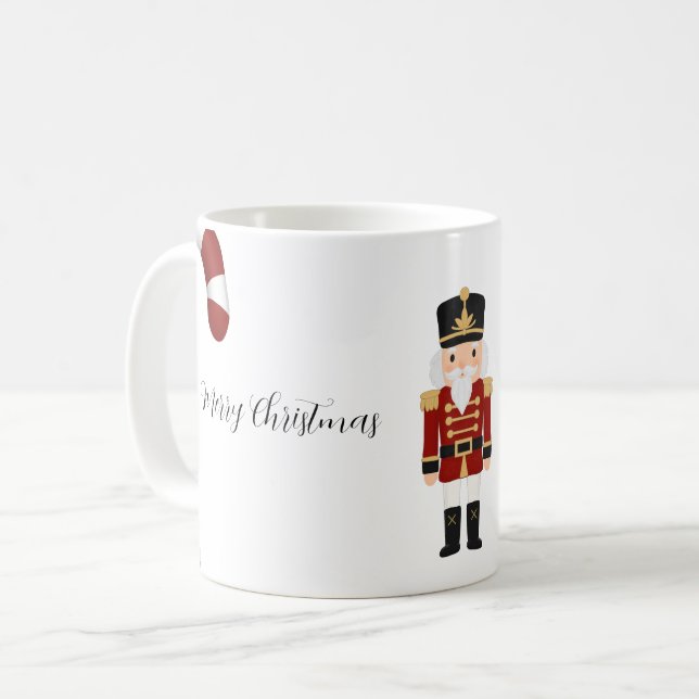 Taza De Café Clásico Cascanueces Navidad (Anverso izquierdo)