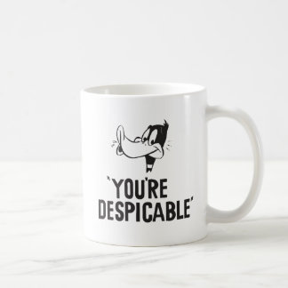 Taza De Café Clásico DAFFY DUCK™ "Eres Despreciable"