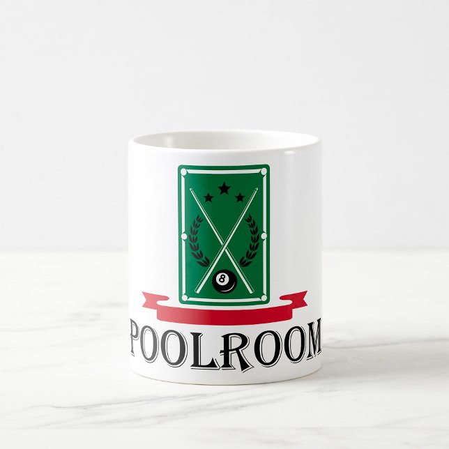 Taza De Café Clásico de billar americano de 8 bolas (Subido por el creador)