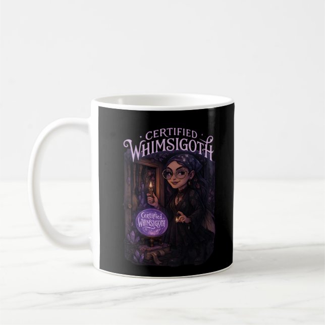 Taza De Café Clásico de Closet de Witch Broom de Whimsigoth (Izquierda)