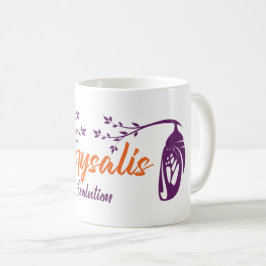 Taza De Café Clásico de evolución de crisálida