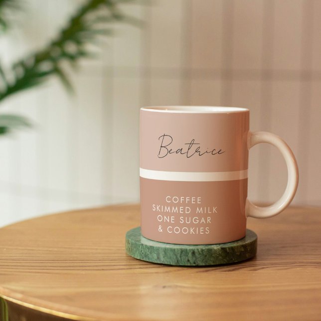 Taza De Café Clásico de nombre Mocha de preferencia de bebida (Subido por el creador)