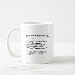 Taza De Café Clásico de publicación personalizada Mug