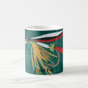Taza De Café Clásico de trucha "Trout Fin"