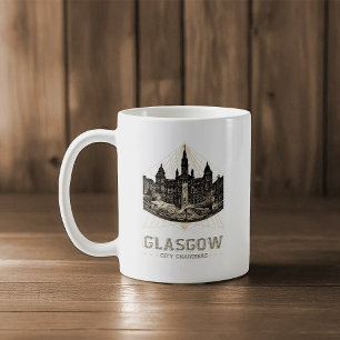 Taza De Café Clásico de vintage city chambers