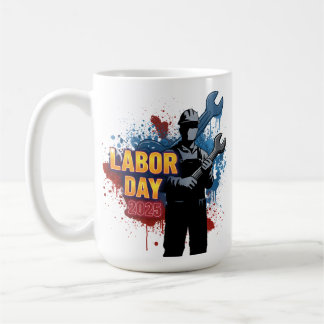Taza De Café Clásico del Día del Trabajo – Celebra con Estilo 