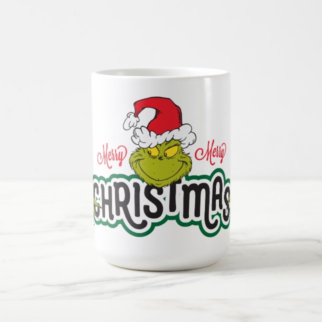 Taza De Café Clásico El Grinch | Feliz Navidad (Centro)