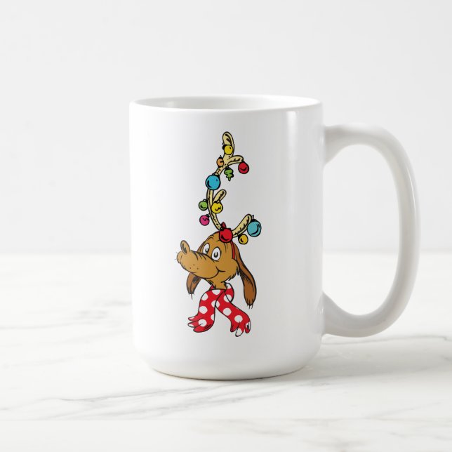 Taza De Café Clásico El Grinch | Max - Felices Wholidays (Derecha)