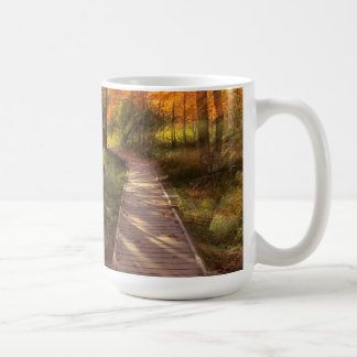 Taza De Café Clásico en el momento - Acadia NP Jessup's Path Mu