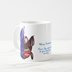 Taza De Café Clásico Mug Merry Christmas