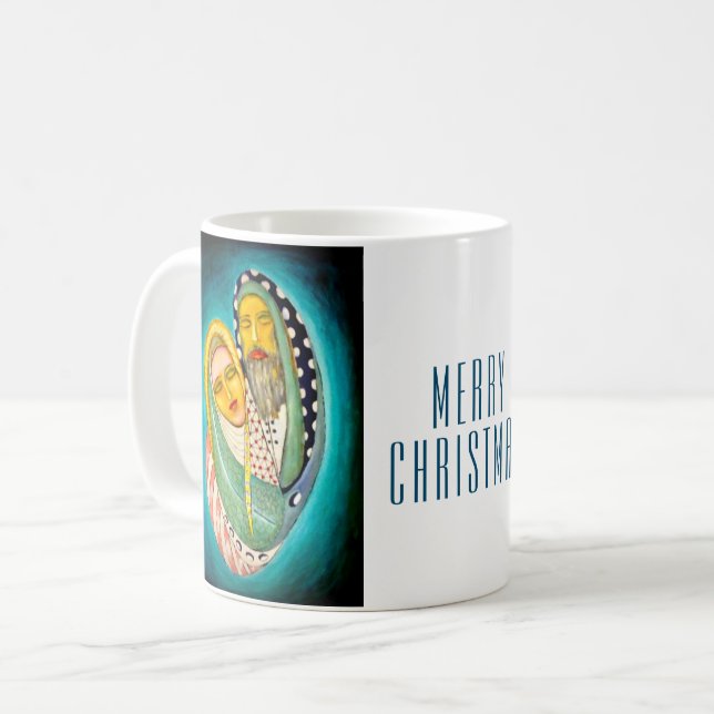Taza De Café Clásico Mug Merry Christmas (Anverso izquierdo)