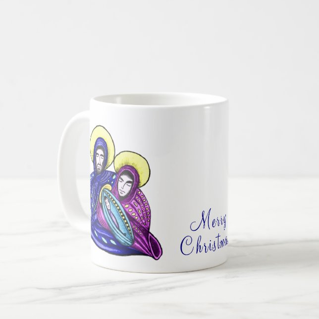 Taza De Café Clásico Mug Merry Christmas (Anverso izquierdo)