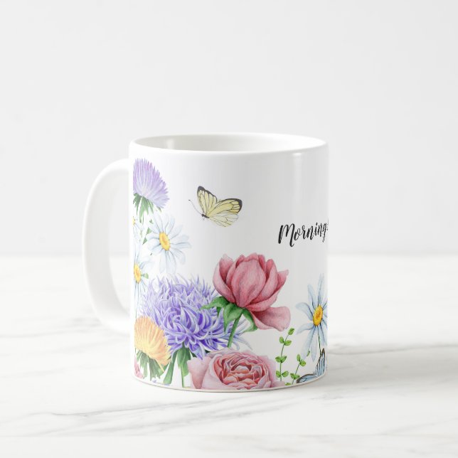 Taza De Café Clásico Mug - Morning Meadow (Anverso izquierdo)