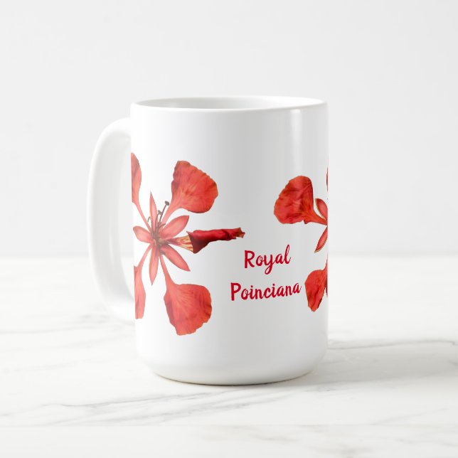 Taza De Café Clásico Mug Royal Poinciana (Anverso izquierdo)