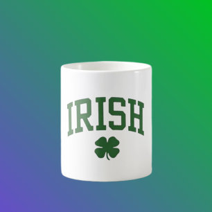Taza De Café Clásico Orgullo Irlandés Trébol - Día de San Patri