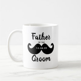 Taza De Café Clásico padre del bigote de Groom
