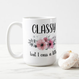 Taza De Café Clásico pero maldigo un poco