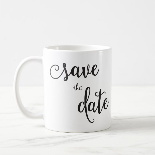 Taza De Café Clásico Personalizado Blanco Guardar La Mug De Fec (Izquierda)