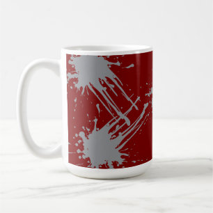 Taza De Café Clásico Plata Granate