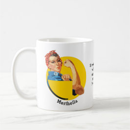 Taza De Café Clásico ROSIE RIVETER Coffee Mug personalizado