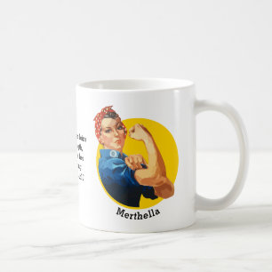 Taza De Café Clásico ROSIE RIVETER Coffee Mug personalizado