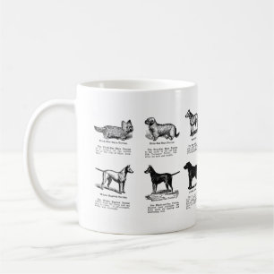 TAZA DE CAFÉ CLÁSICO TERRIER DOG BREEDS COFFEE MUG