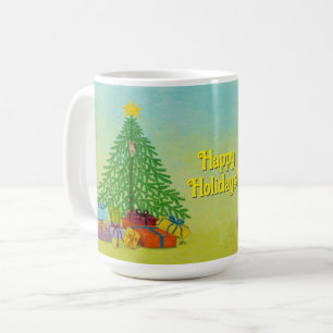 Taza De Café Clásico Vacaciones de Gato y Ratón
